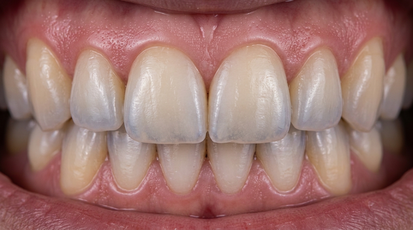 تصميم ابتسامة هوليود كاملة (E-Max Veneers) - After